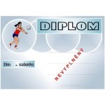 VIZINGR Volejbal diplom A4 č.17 Volej. č.17 BEZ TEXTU – Zboží Dáma