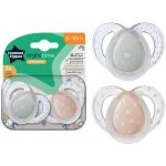 Tommee Tippee C2N silikon Night Time fialová 2 ks – Zboží Mobilmania