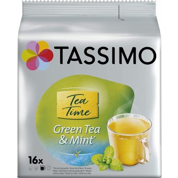 Tassimo Green Tea & Mint Zelený čaj s mátou kapsle 16 ks