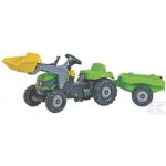 Rolly Toys Kid John Deere s čelním nakladačem a přívěsem – Hledejceny.cz