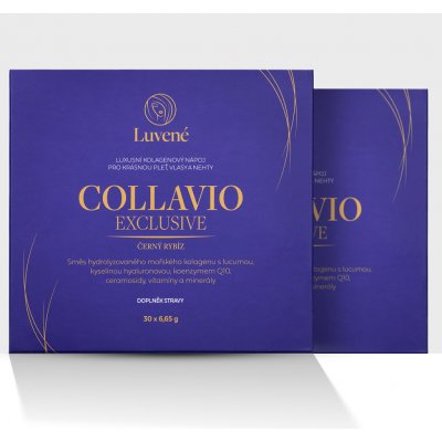 Luvené Collavio Kolagen drink černý rybíz 30 sáčků – Hledejceny.cz
