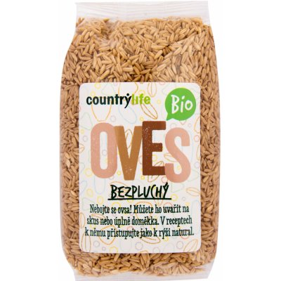 Country Life Oves bezpluchý zrno Bio 0,5 kg – Zboží Mobilmania