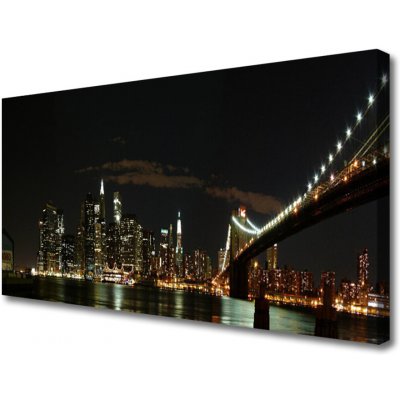 Obraz na plátně Most Město Architektura 100x50 cm – Sleviste.cz