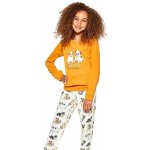 Cornette Kids Dogs Dívčí pyžamo oranžová – Zboží Dáma