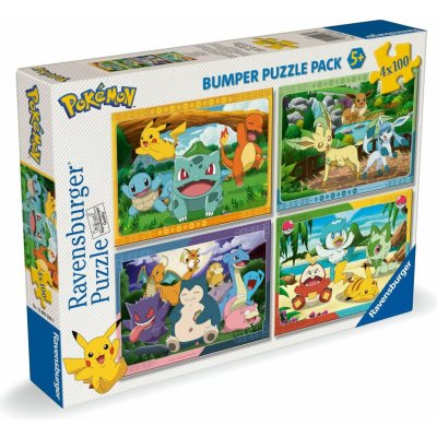 Ravensburger 056514 Pokémon 4x100 dílků – Zboží Dáma