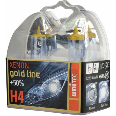 Unitec Xenon Gold 77766 H4 P43t-38 12V 60/55W – Zboží Mobilmania