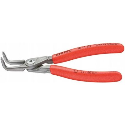 KNIPEX - Kleště precizní, na pojistné kroužky Ø 85-140mm - vnitřní, zahnuté - 305mm, velké opěrné plochy na hrotech (4821J31) – Sleviste.cz