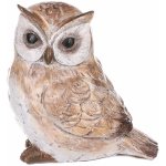 Brož SOVA 4 růžová malinová – Zboží Dáma