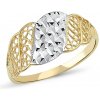 Prsteny Lillian Vassago Exkluzivní prsten s gravírem z kombinovaného zlata LLV46 GR003