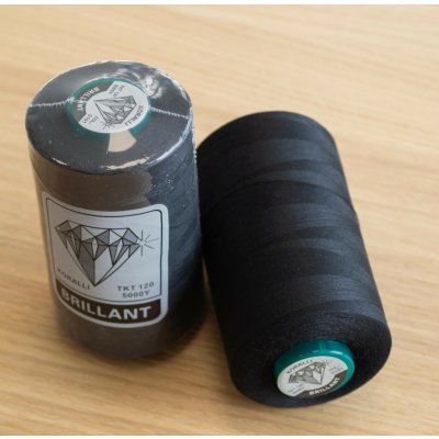 Nit overlocková - černá velká – Hledejceny.cz