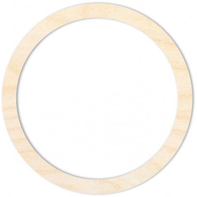 Chráněná dílna Dřevěný svět Kruhová obruč průměr 20 cm – Zboží Dáma