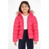 Dětská bunda Tommy Hilfiger dětská péřová bunda růžová