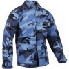 Army a lovecká bunda, kabát a blůza Blůza Rothco US BDU sky blue camo