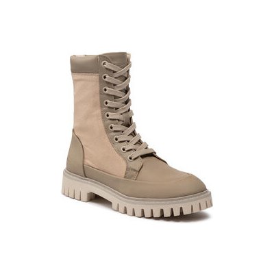 Tommy Hilfiger turistická obuv Th Casual Lace Up Boot FW0FW06549 beige – Zboží Mobilmania