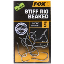 FOX EDGES HOOK STIFF RIG BEAKED Micro Barbed vel.4 10ks
