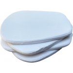 Top textil Sada podsedáků Klasik 36x38 cm, 4dílná, Jersey, světle šedá – Sleviste.cz