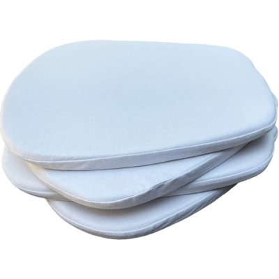 Top textil Sada podsedáků Klasik 36x38 cm, 4dílná, Jersey, světle šedá – Sleviste.cz