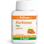 MEDPharma Kurkuma plus piperin 67 kapslí – Hledejceny.cz