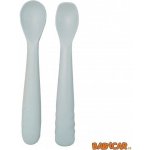 Bo Jungle silikonové lžičky B Spoon Shape 2 ks Grey – Hledejceny.cz