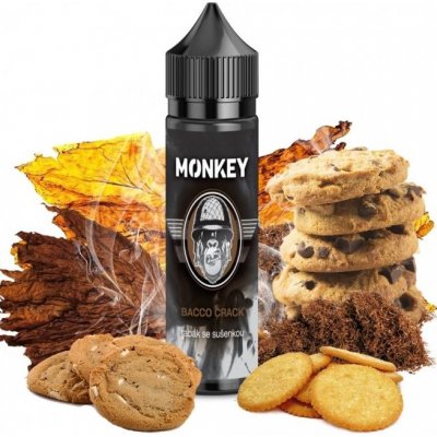 Monkey Shake & Vape Bacco Crack 7,2-12/60 ml – Zboží Mobilmania