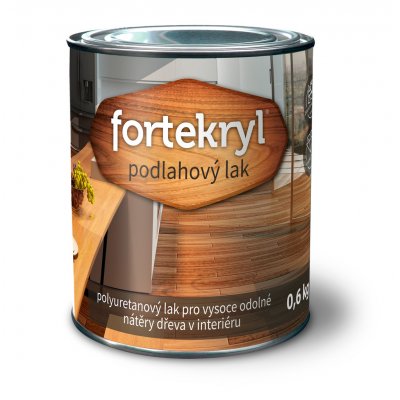 Fortekryl Podlahový lak 0,6 kg lesk – Zboží Mobilmania