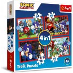 TREFL Sonic Dobrodružná jízda 4v1 35,48,54,70 dílků – Zboží Dáma