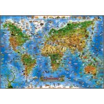 Živočichové celého světa - Ilustrovaná mapa pro děti – Zboží Dáma