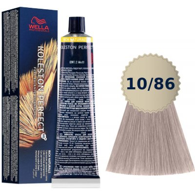 Wella Koleston Perfect ME+ Fialovo popelavá nejsvětlejší blond 10-86 60 ml – Zboží Mobilmania