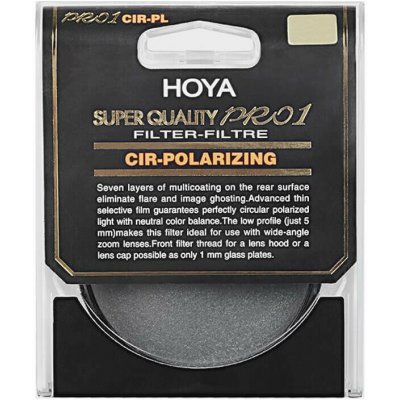 Hoya kruhový polarizační Super HMC 58 mm – Zboží Živě