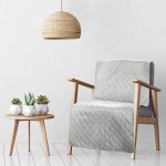 Takoy DESIGN 91 Přehoz na křeslo LUIZ 5 sametový prošívaný s geometrickým vzorem-HF-436624 70 x 160 cm – Sleviste.cz