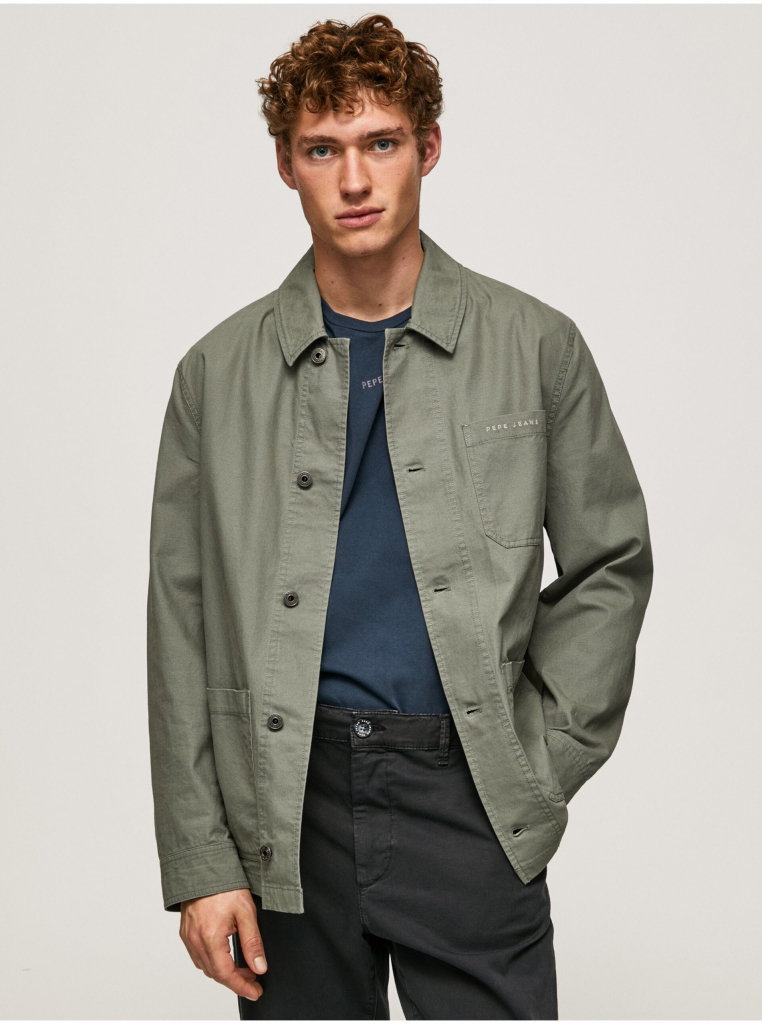 Pepe Jeans pánská lehká bunda Khaki