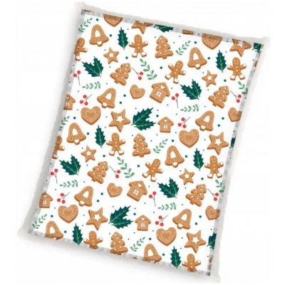 Carbotex Supersoft vánoční deka Perníčky – Hledejceny.cz