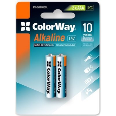 ColorWay Alkaline Power AAA 2ks CW-BALR03-2BL