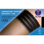 Novia Punčochy C03 samonosné V049 černá – Zboží Dáma