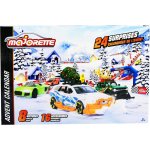 MAJORETTE Adventní kalendář s autíčky a doplňky 24 okének – Zboží Dáma