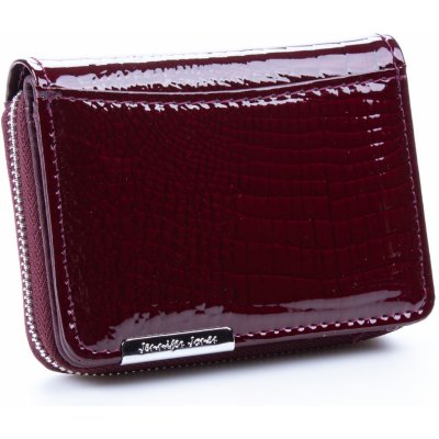 Jennifer Jones Malá kožená peněženka vínová 5262-2 – Zboží Mobilmania