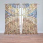 Sablio Záclony Chrám 2: 2ks 150x250cm – Hledejceny.cz