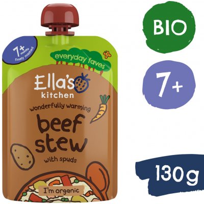 Ella's Kitchen BIO Dušené hovězí maso s bramborami 130 g