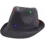 Blikající flitrový klobouk Černý – Sleviste.cz