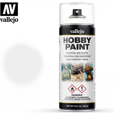 Vallejo Aerosol 28010 White Primer 400 ml. – Zboží Dáma