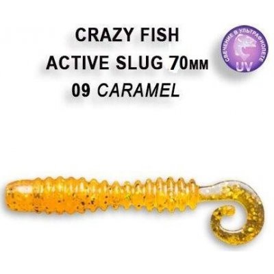 Crazy Fish Active slug 7,1 cm 09 Caramel 8 ks – Zbozi.Blesk.cz