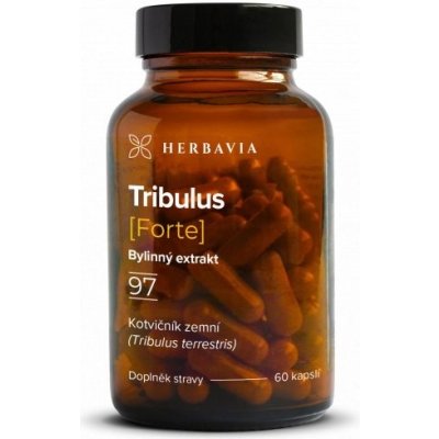 Herbavia TRIBULUS FORTE, Kotvičník zemní, Bylinný extrakt, 60 kapslí