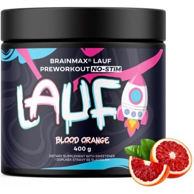 BrainMax Lauf Preworkout NO-STIM 400 g – Zboží Dáma