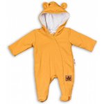 Baby Nellys Kombinézka/overálek MINKY s kapucí a oušky sytě růžová – Hledejceny.cz