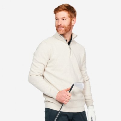 Inesis pánský golfový svetr se zipem u krku MW500 – Zboží Mobilmania
