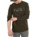 Fox Tričko Khaki/Camo Raglan Long Sleeve T-Shirt – Zboží Dáma