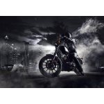 Postershop Fototapeta vliesová Motorkář v nočním městě, rozměry 254x184 cm – Zboží Mobilmania