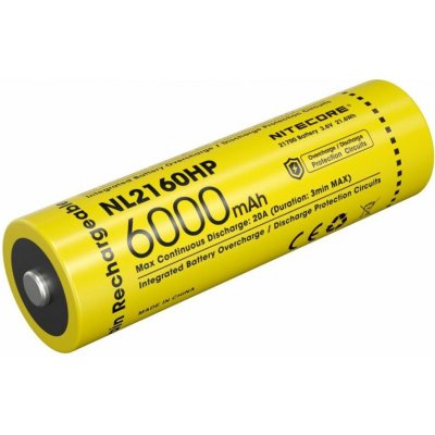 Nitecore NL2160HP 6000mAh 21700 – Zboží Živě