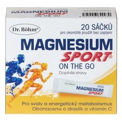 Dr. Böhm Magnesium Sport On the Go 20 sáčků – Hledejceny.cz