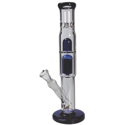 Black Leaf Ice Bong Percolator 38 cm modrý – Hledejceny.cz